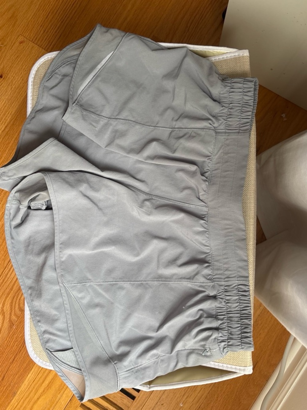 lululemon athletica Women's Light Gray Athletic Shorts